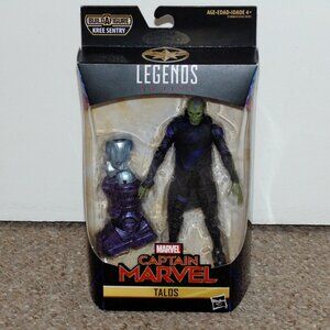 2018 Hasbro Marvel Legends Captain Marvel 6" Talos MIB Brand New BAF Kree Sentry